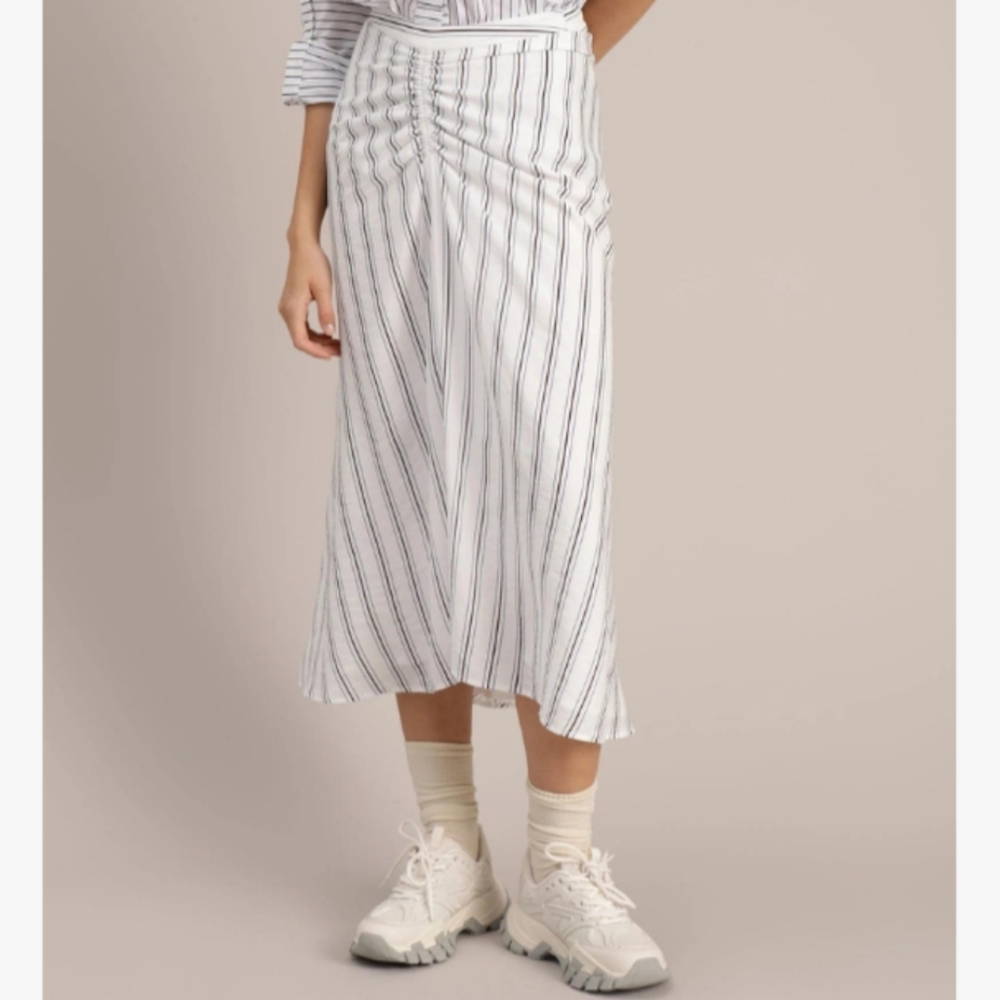 Munthe Jacaba Chevron Print Maxi Skirt.